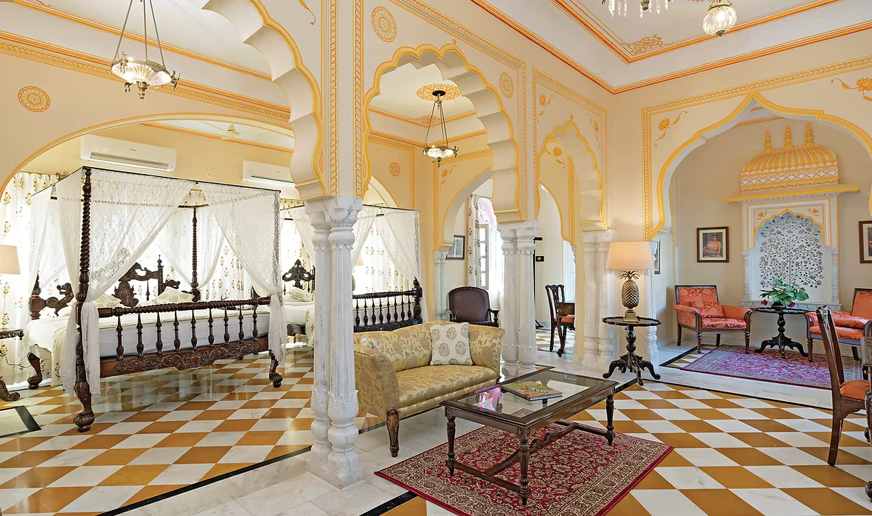 Three-night stay for 2 at Nahargarh Palace Ranthambhore including Tiger Safari Experience